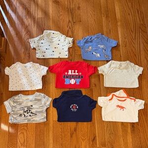 8 Short Sleeve Onesies Bundle – Everyday essentials - 18M